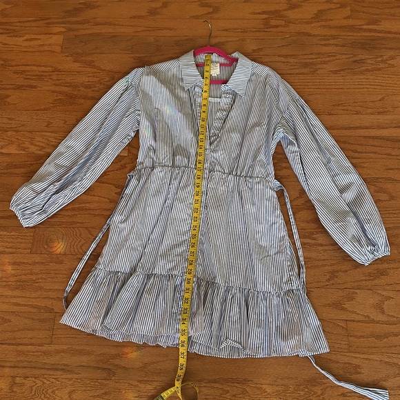 NWOT Cinq à Sept Blue and White Striped Dress size 10 - Picture 4 of 7